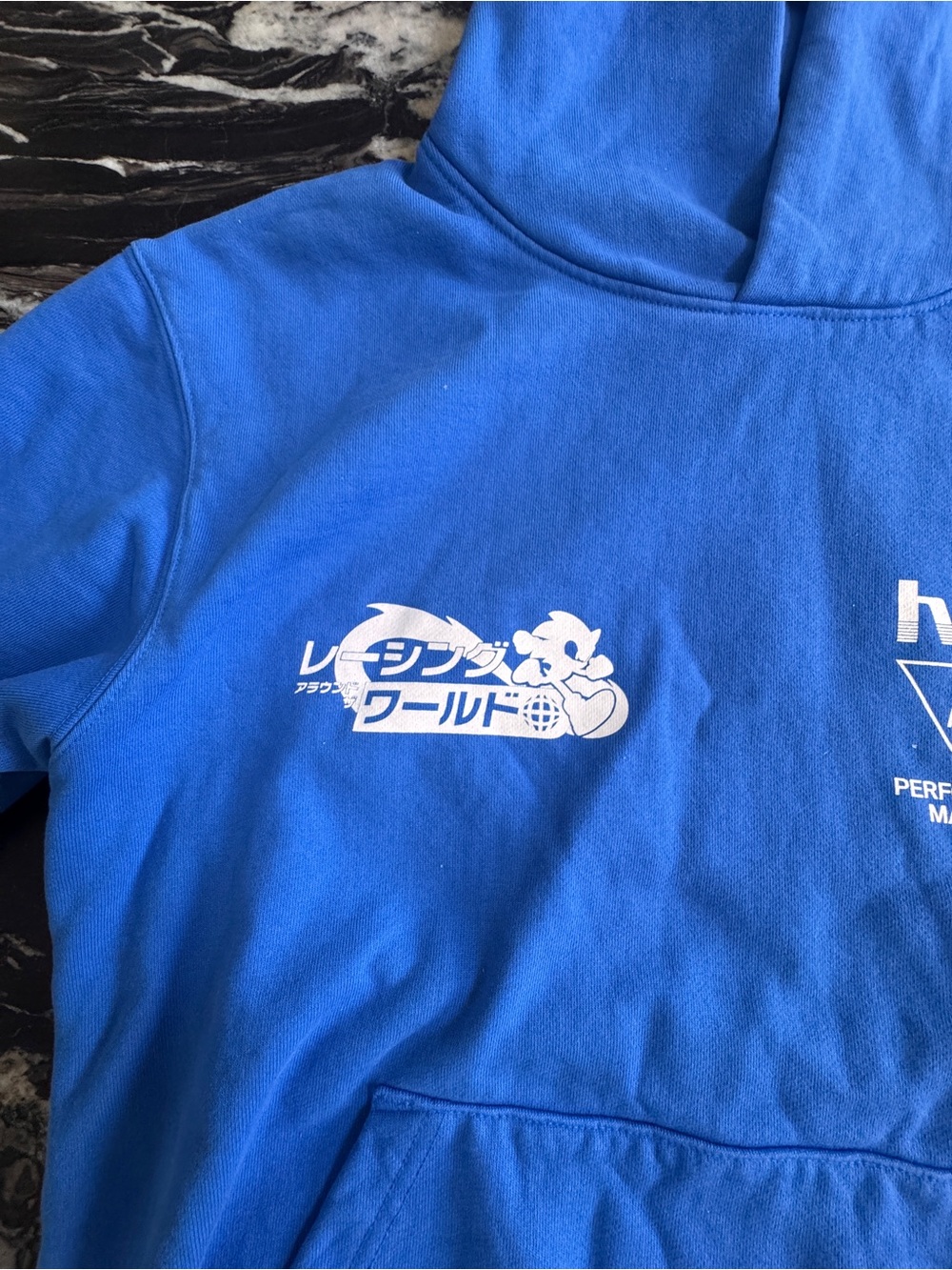 Hidden Factory Team Blue Graphic Hoodie - Picture 3 of 7